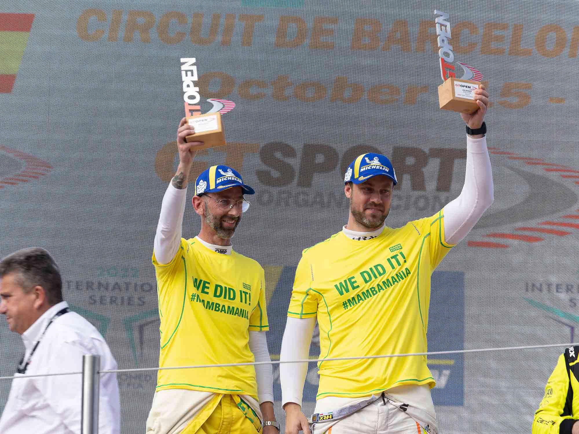 International GT Open 2022 AM Champions Alexander Hrachowina and Martin Konrad (from left)