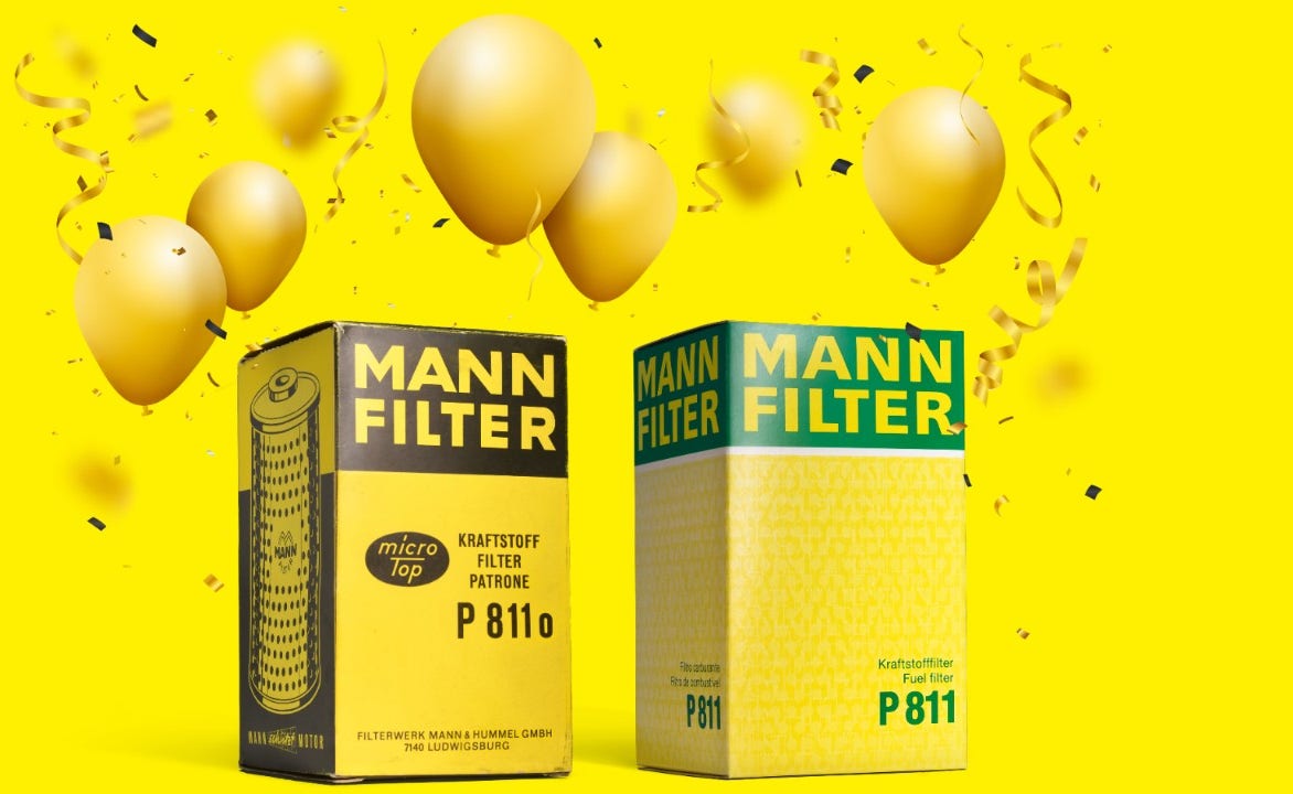 MANN-FILTER 70 years anniversary