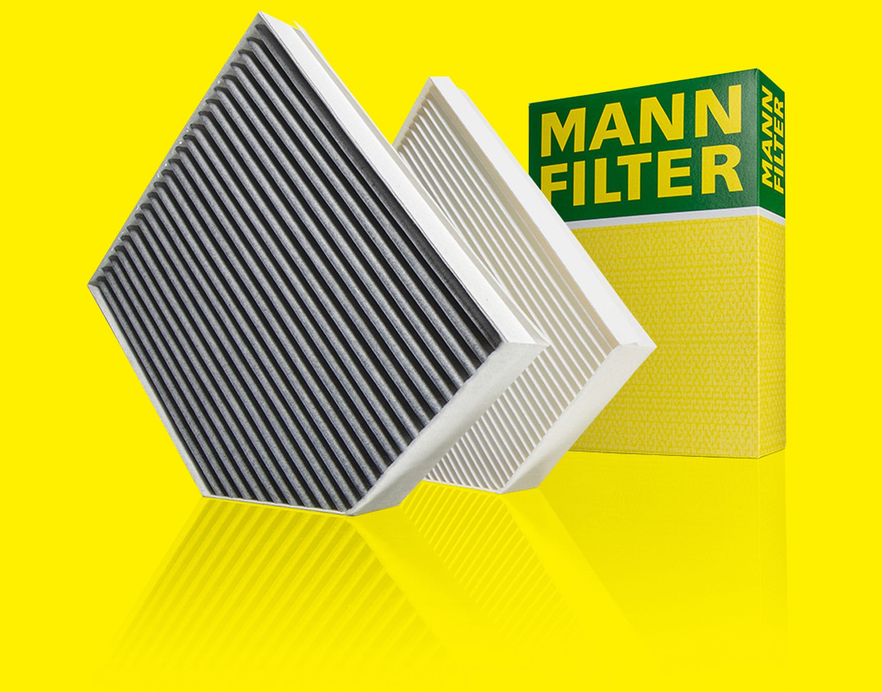 Cabin air filters for pollen