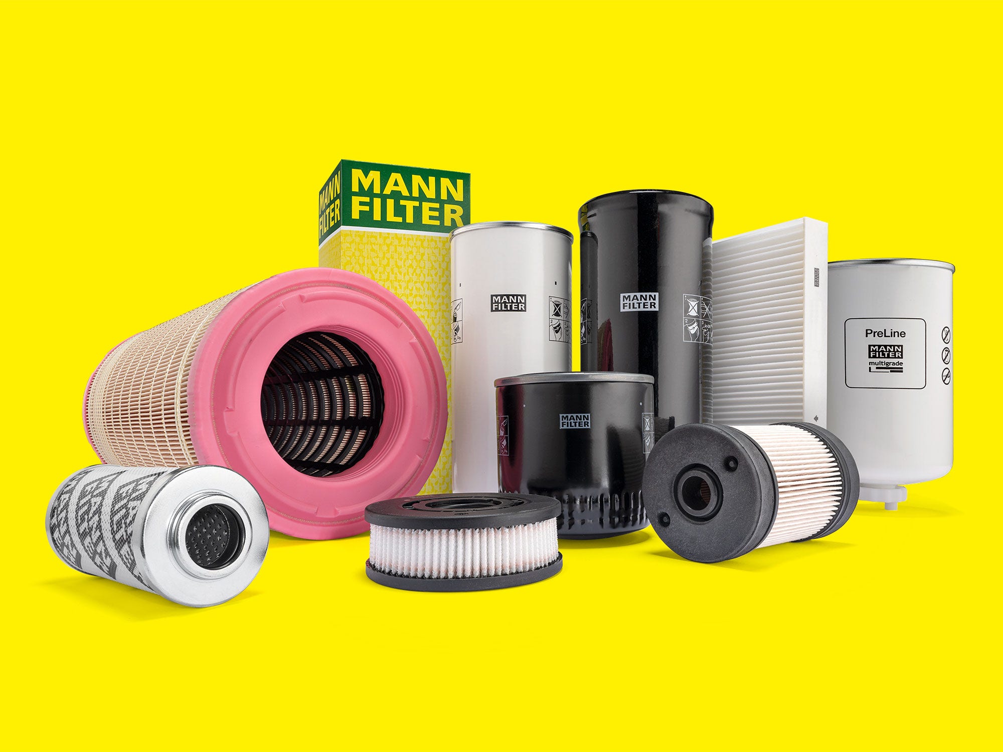MANN-FILTER in original equipment quality for telescopic handlers