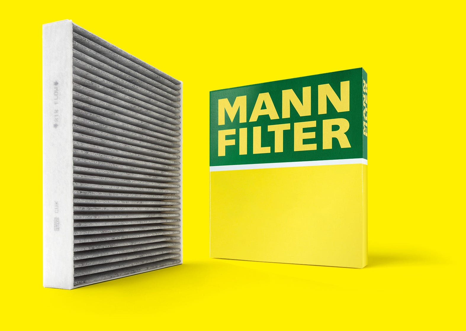 Cabin air filters with activated carbon filter extract up to 95% of harmful particulate.