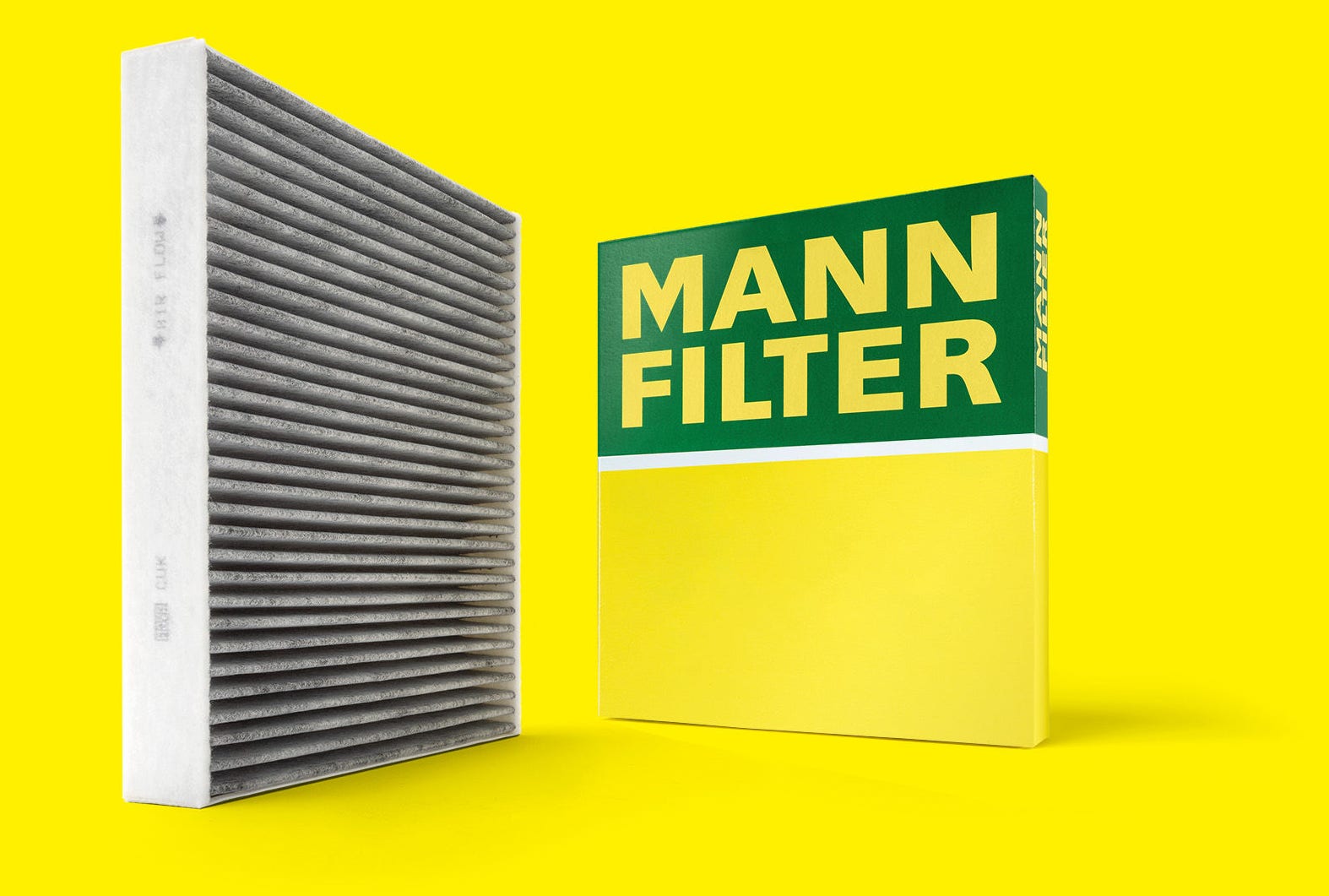 Cabin air filters with activated carbon filter extract up to 95% of harmful particulate.