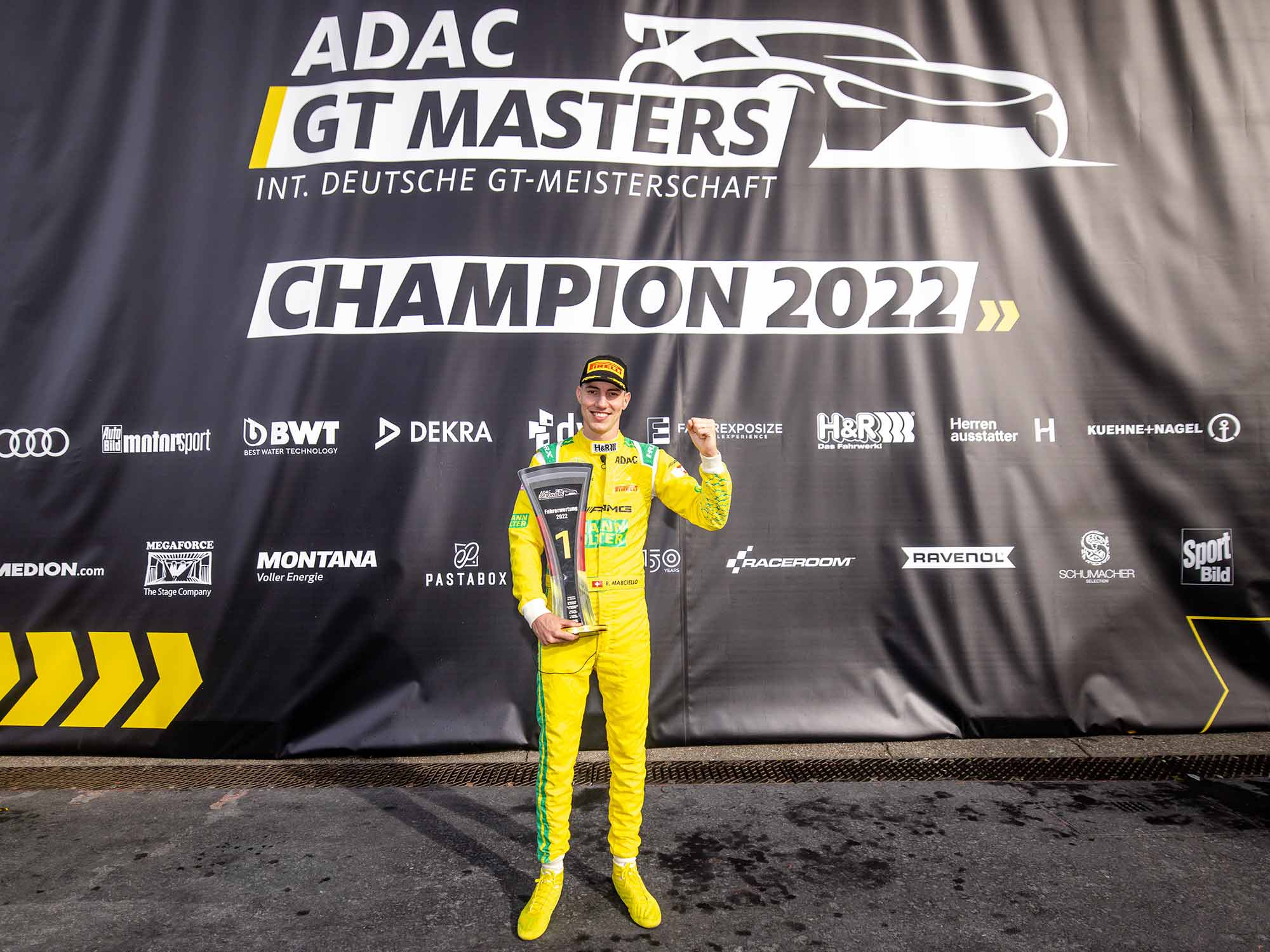ADAC GT Masters Champion Raffaele Marciello ADAC GT Masters Champion Raffaele Marciello