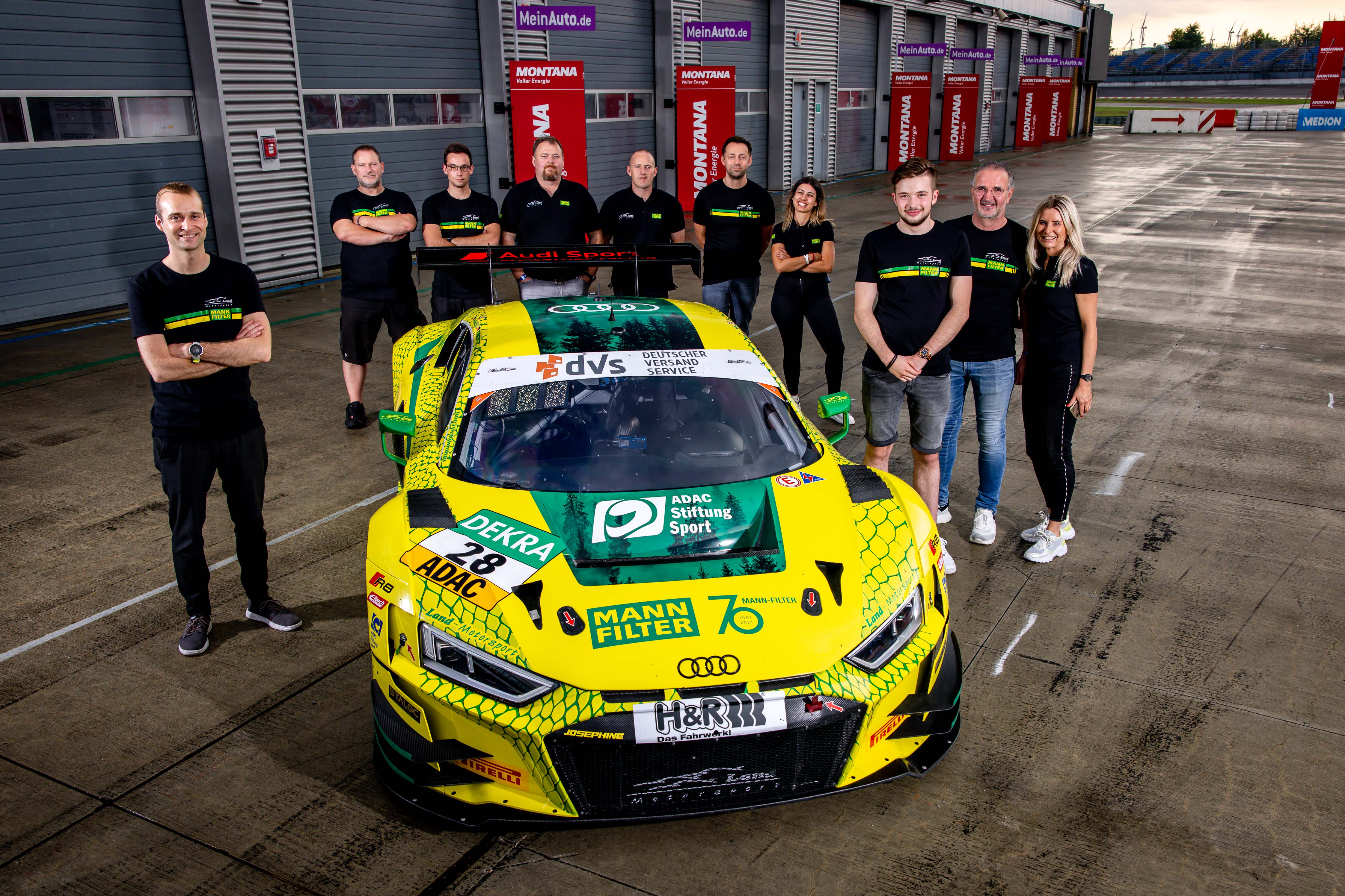 MANN-FILTER Audi and team ADAC GT Masters 7. + 8. Rennen Lausitzring 2021
