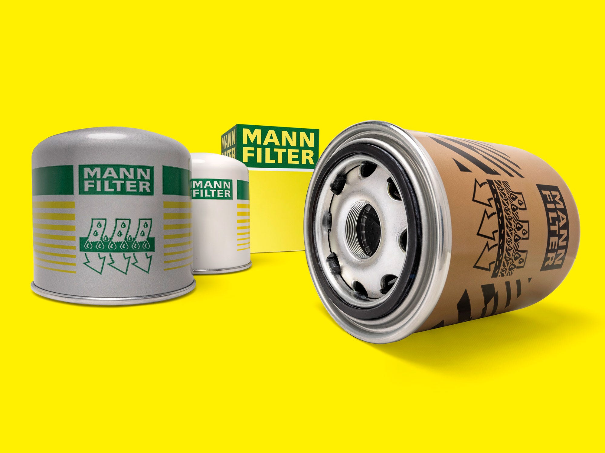 MANN-FILTER air dryer cartridges in original equipment quality