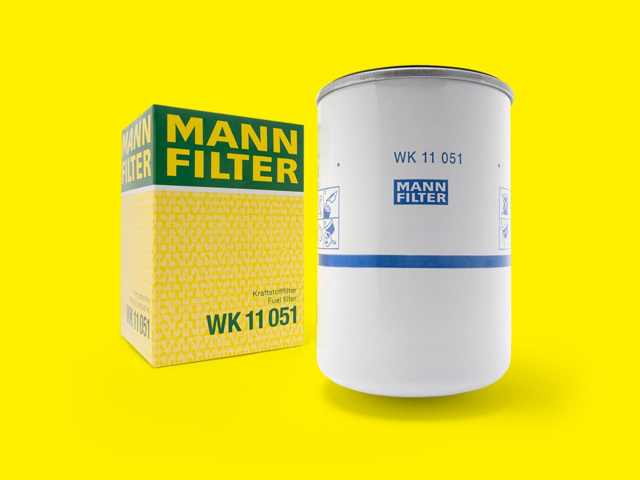 Feinste Filtration mit dem MANN-FILTER Kraftstofffilter WK 11 051