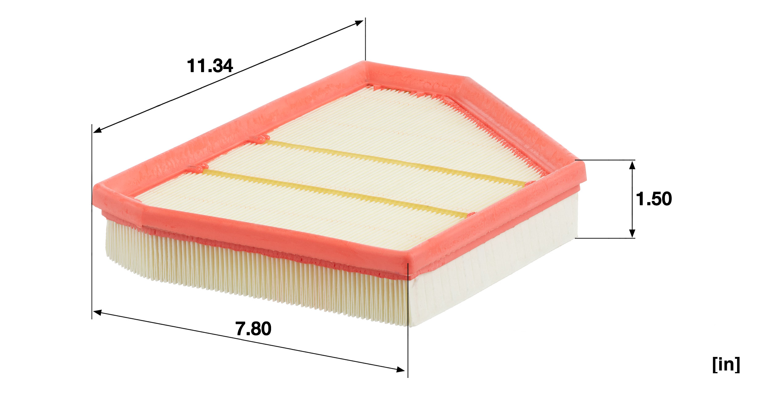 C 28 037 MANN-FILTER Filtro de aire Long.: 273 mm, Cartucho filtrante