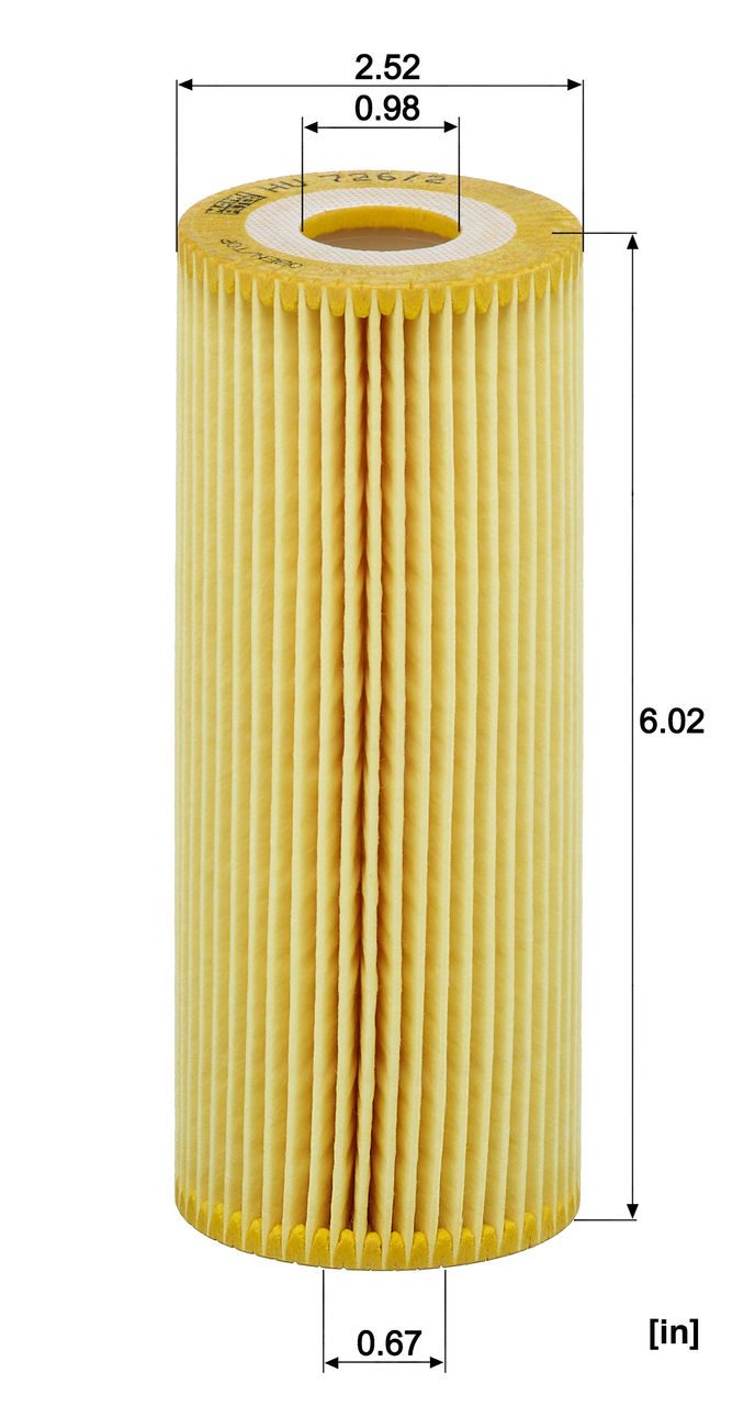 Product Image HU726/2X_MANN-FILTER