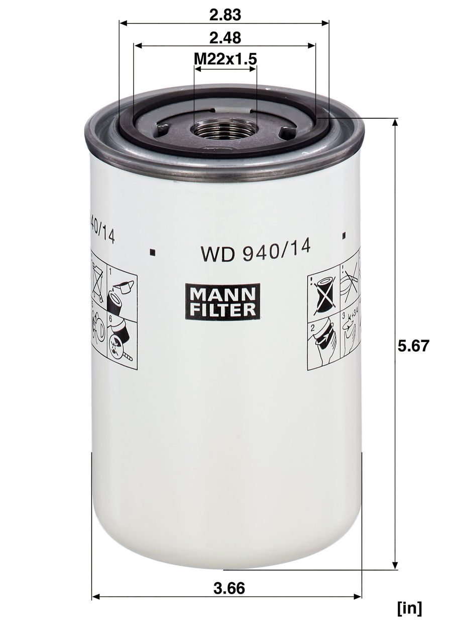 Product Image WD940/14_MANN-FILTER