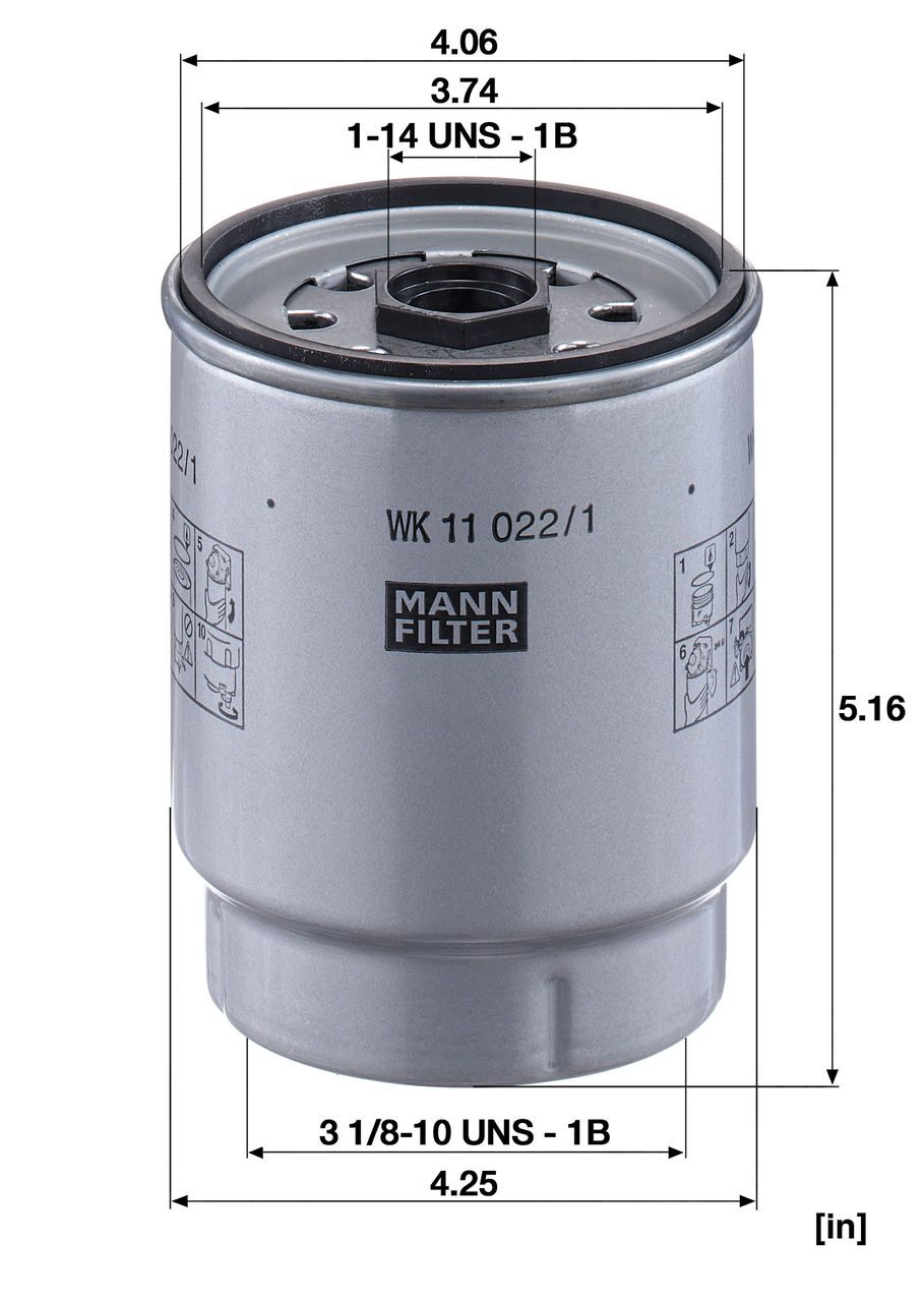 Product Image WK11022/1Z_MANN-FILTER