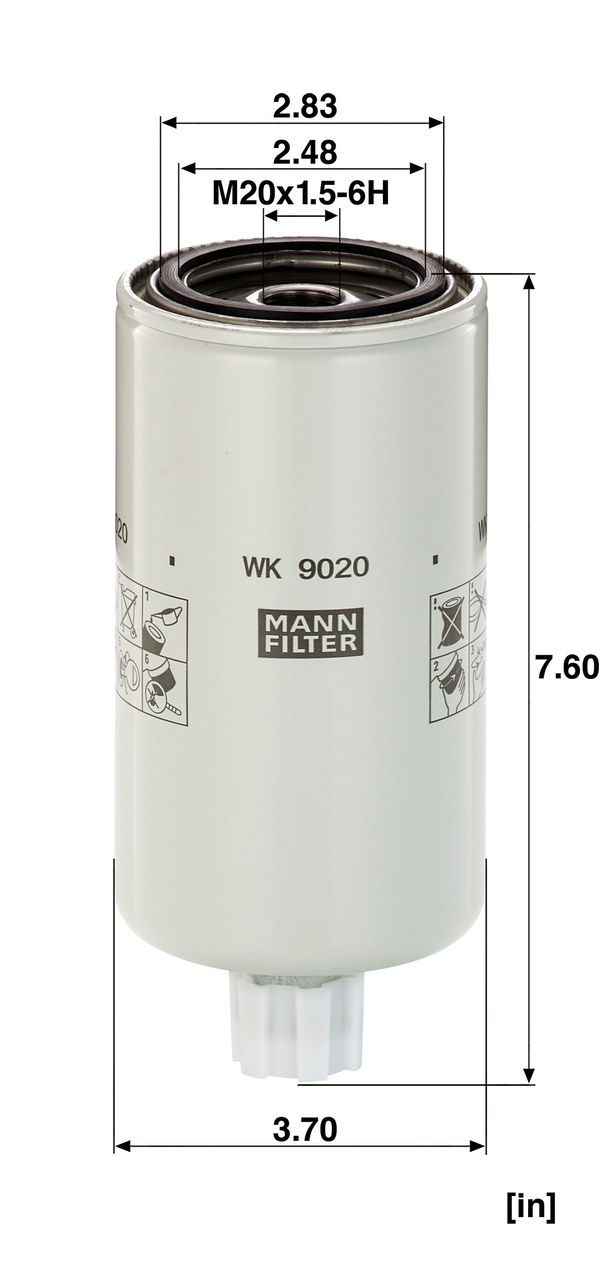 Product Image WK9020X_MANN-FILTER
