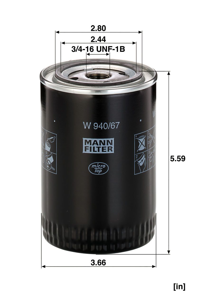 Product Image W940/67_MANN-FILTER