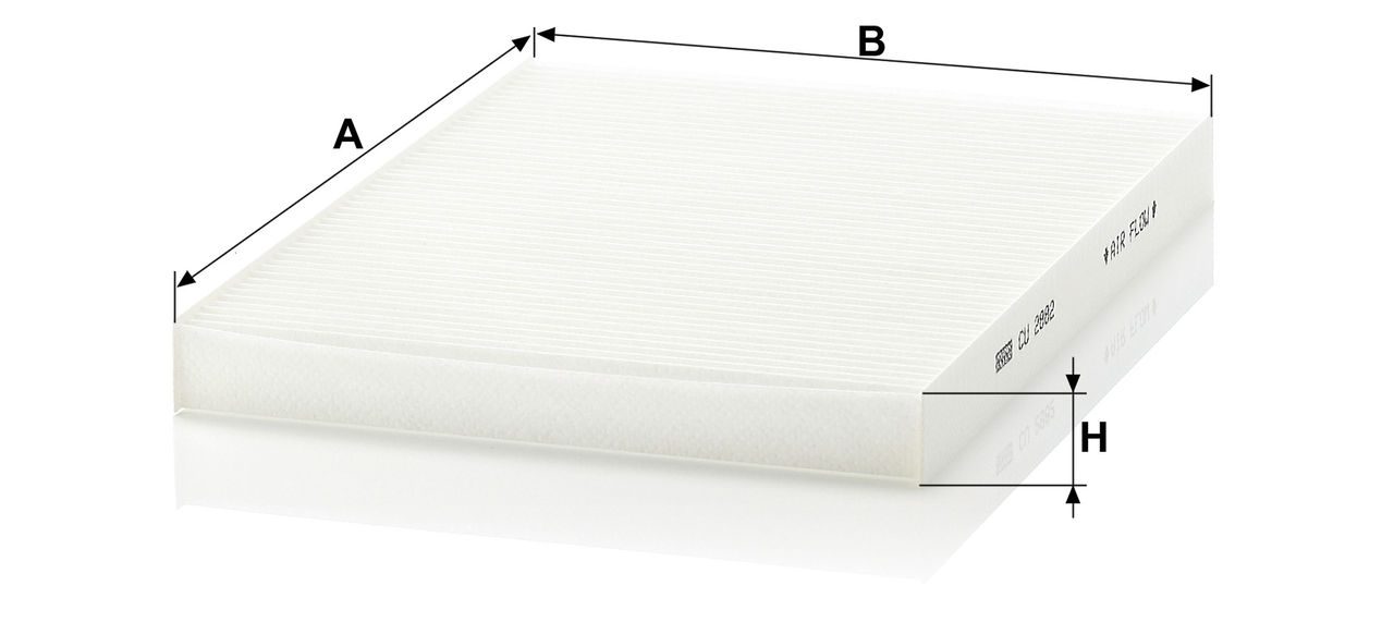 Product Image CU2882_MANN-FILTER