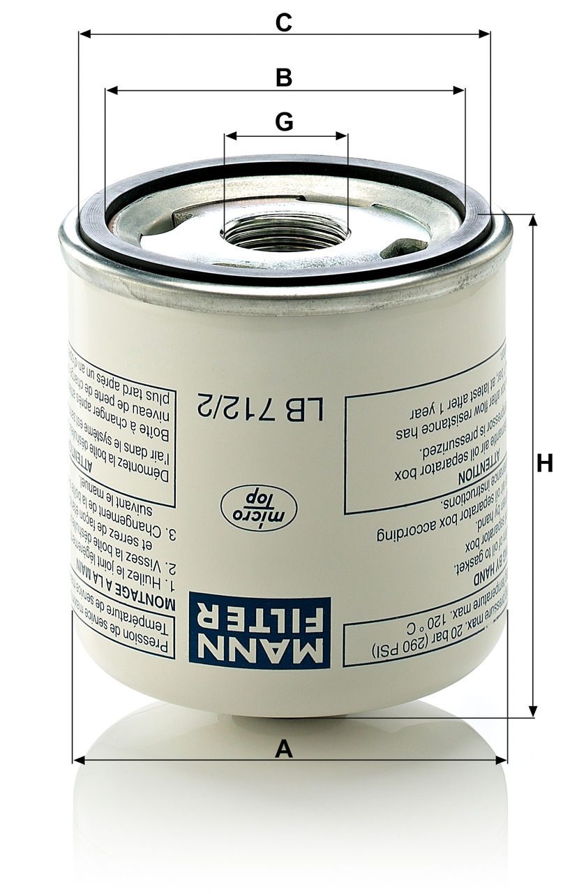 Product Image LB712/2_MANN-FILTER