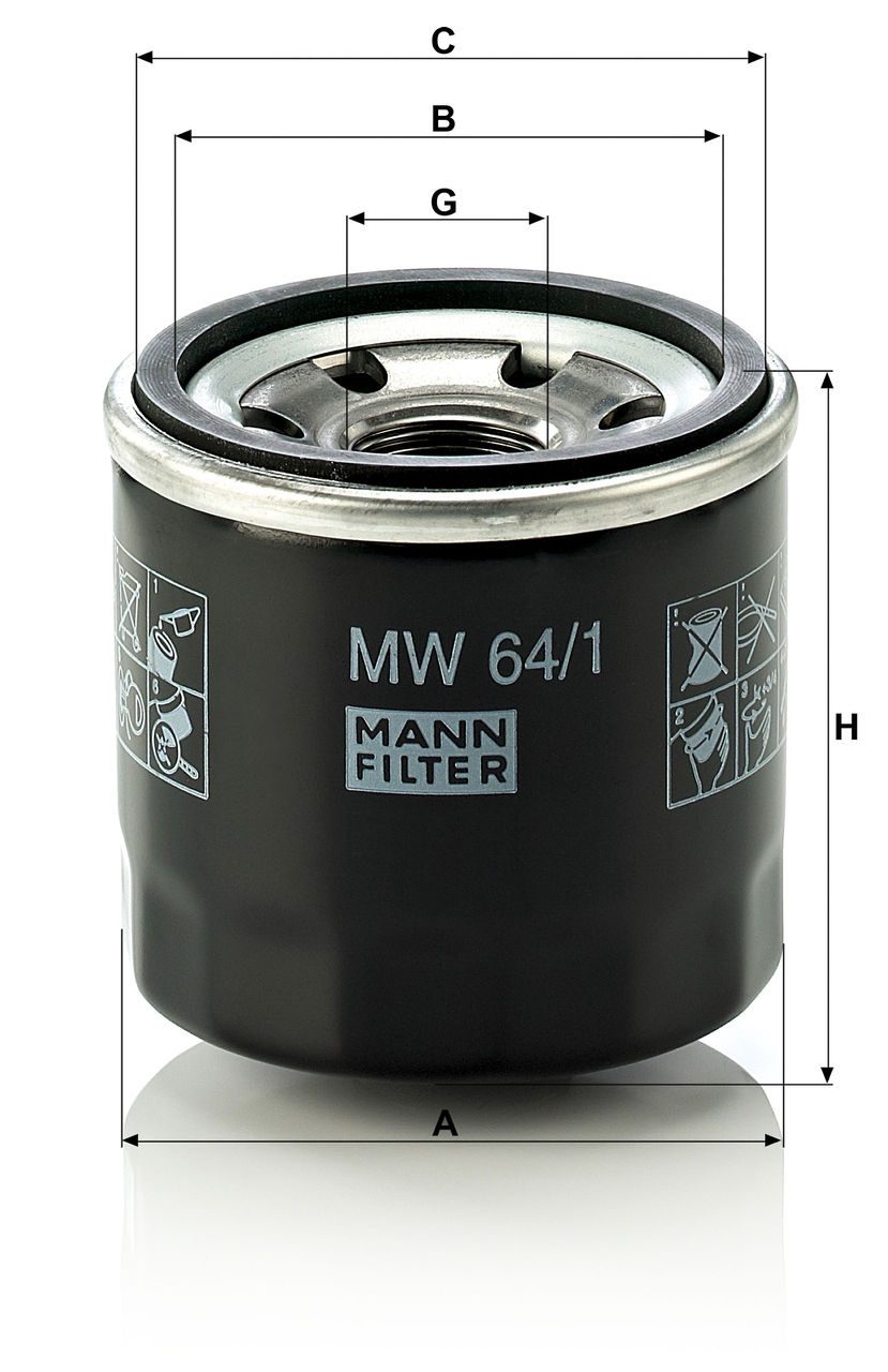 Product Image MW64/1_MANN-FILTER