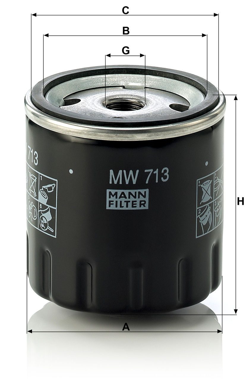 Product Image MW713_MANN-FILTER