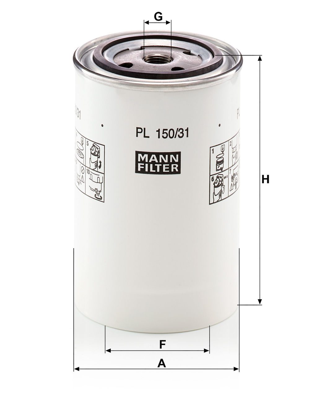 Product Image PL150/31X_MANN-FILTER
