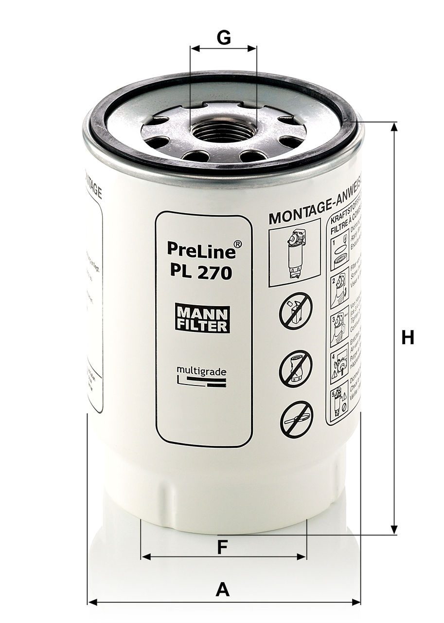 Product Image PL270X_MANN-FILTER