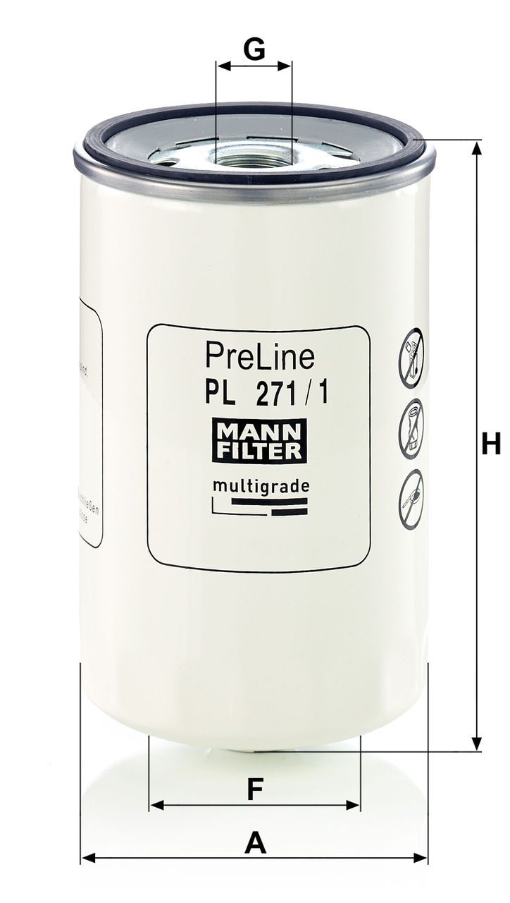 Product Image PL271/1_MANN-FILTER