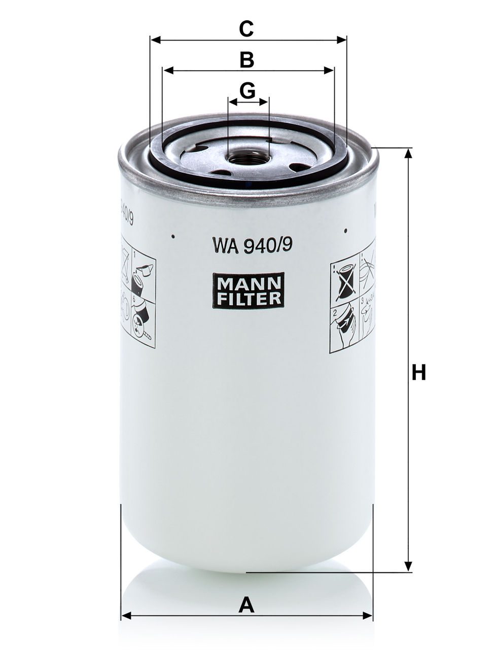 Product Image WA940/9_MANN-FILTER