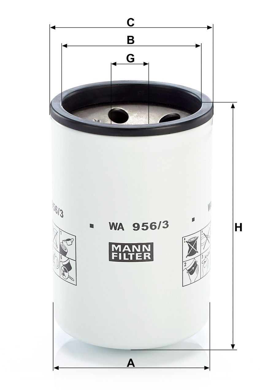 Product Image WA956/3_MANN-FILTER