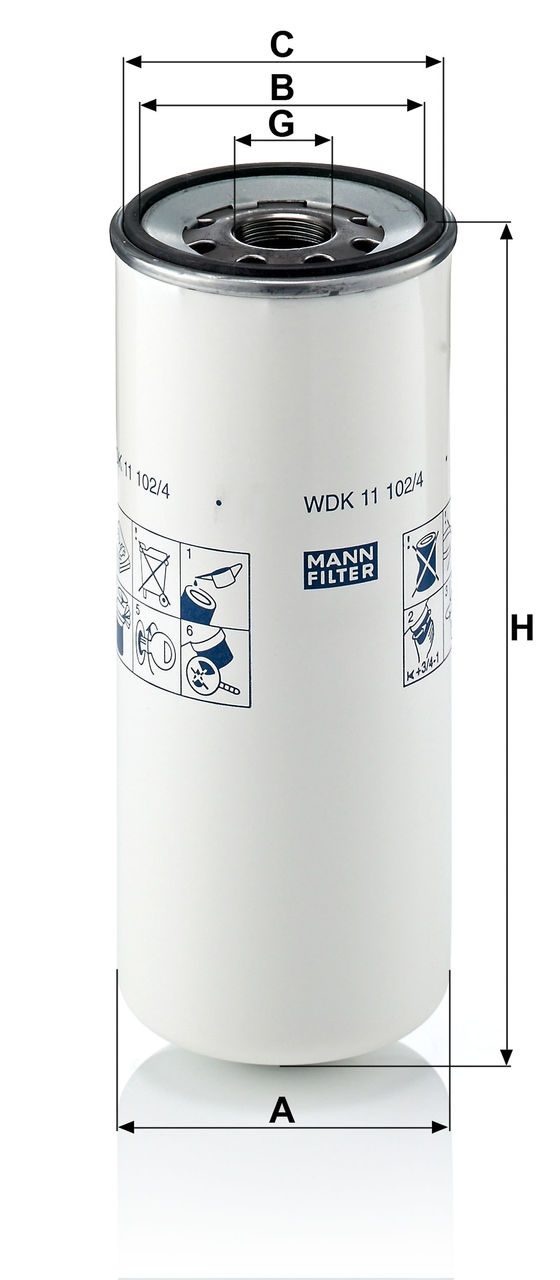 Product Image WDK11102/4_MANN-FILTER