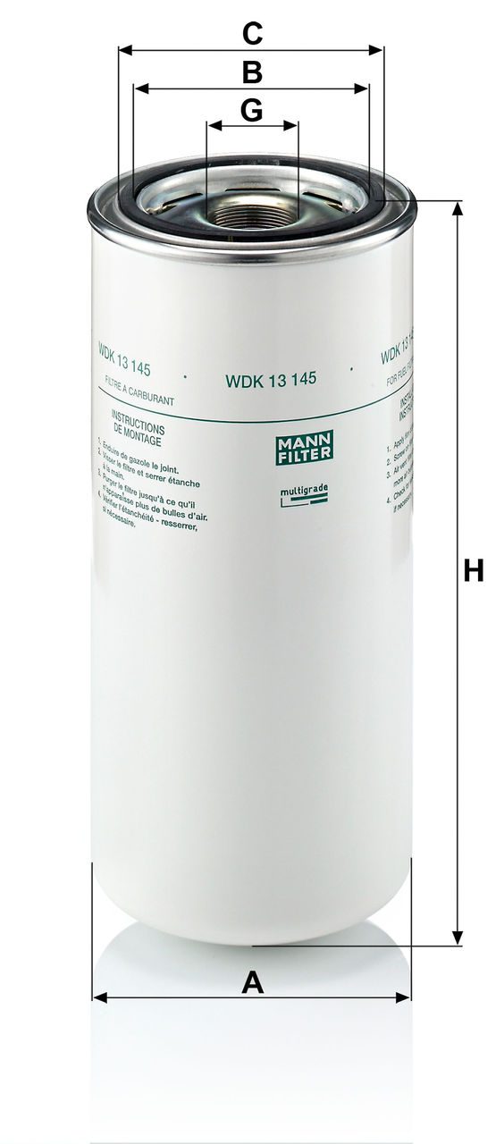 Product Image WDK13145_MANN-FILTER