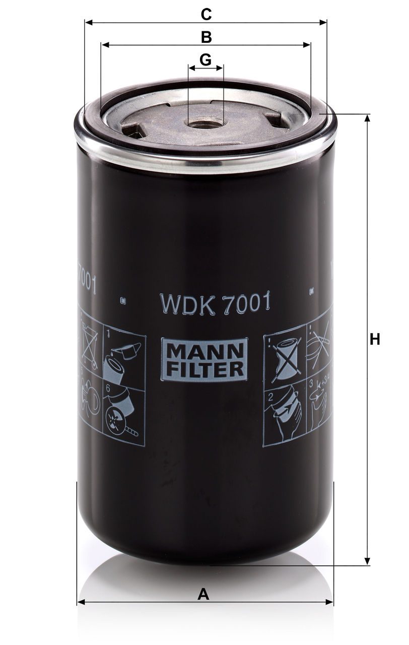 Product Image WDK7001_MANN-FILTER