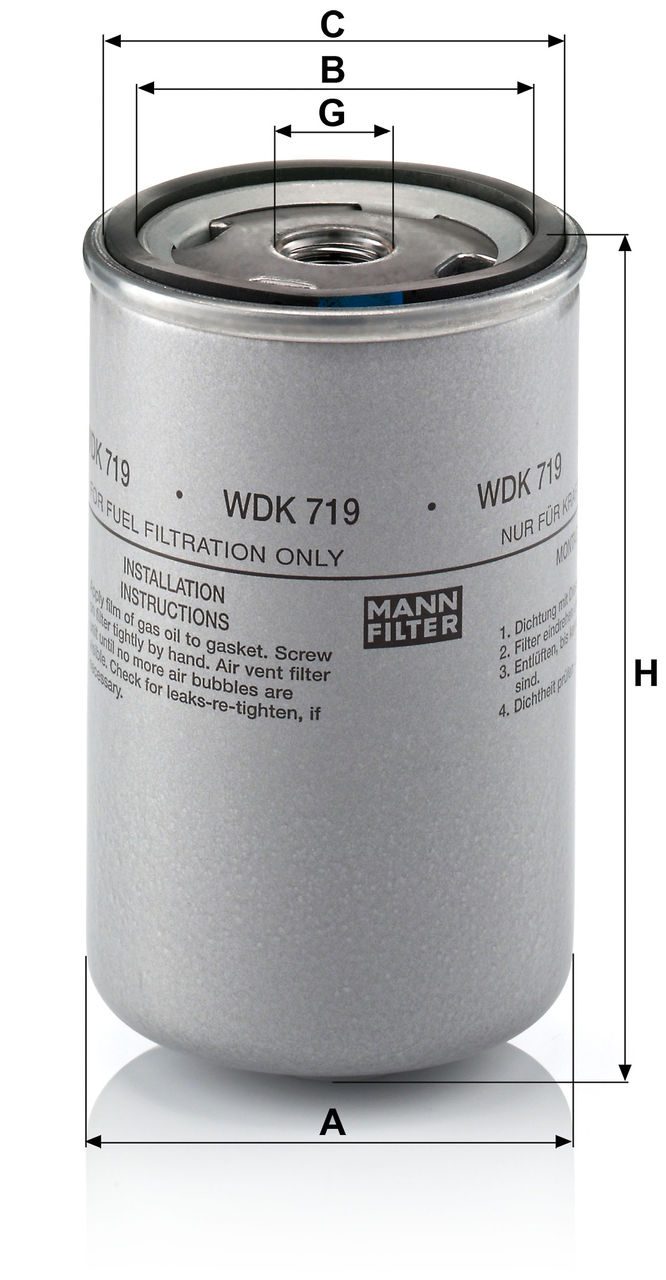 Product Image WDK719_MANN-FILTER