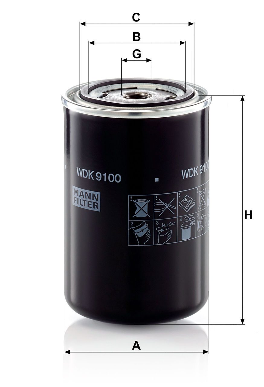 Product Image WDK9100_MANN-FILTER