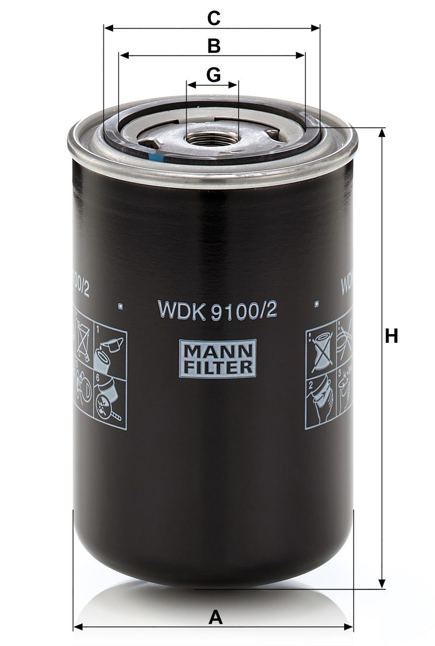 Product Image WDK9100/2_MANN-FILTER