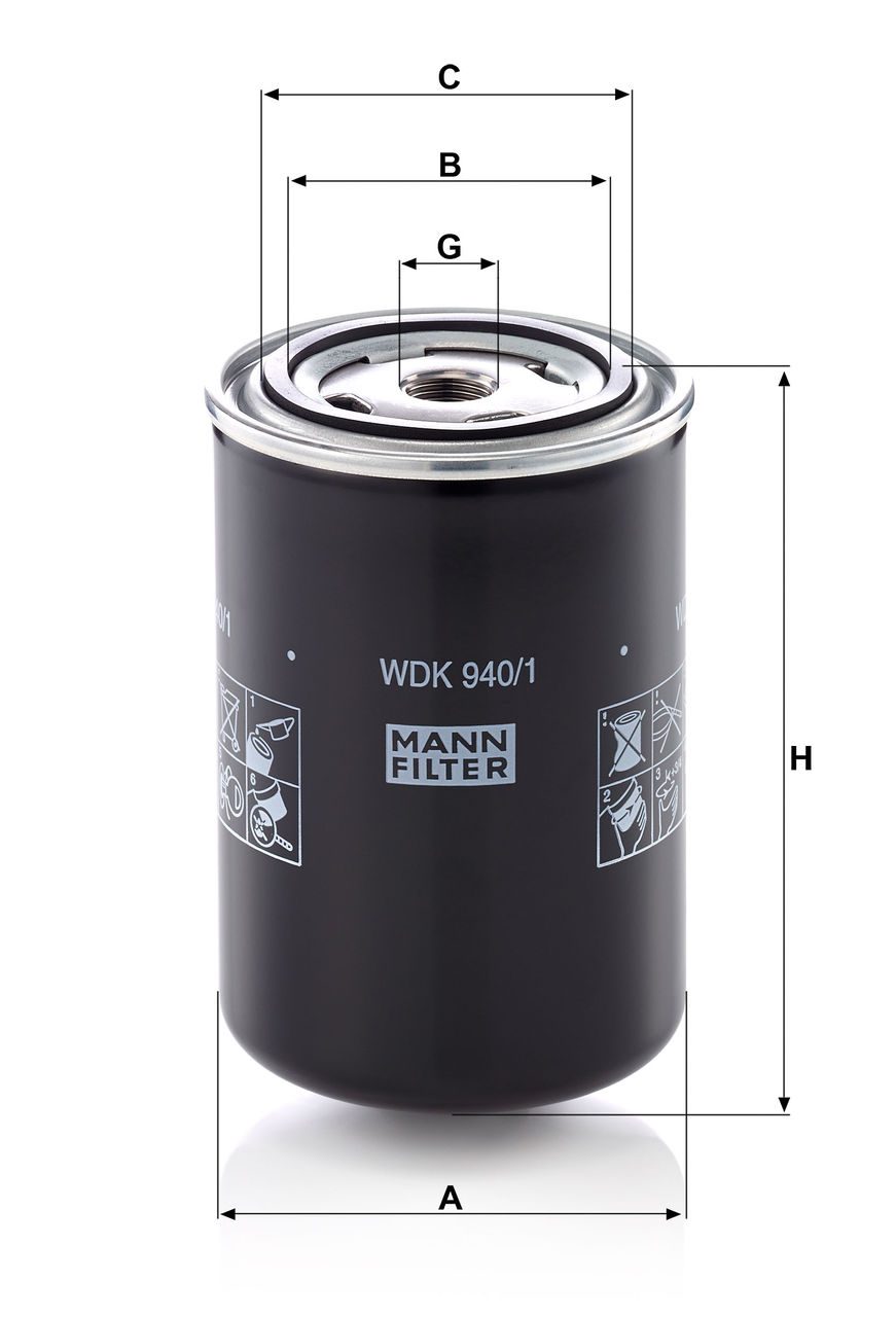Product Image WDK940/1_MANN-FILTER