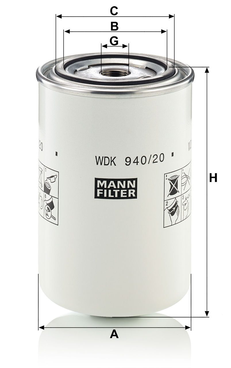Product Image WDK940/20_MANN-FILTER