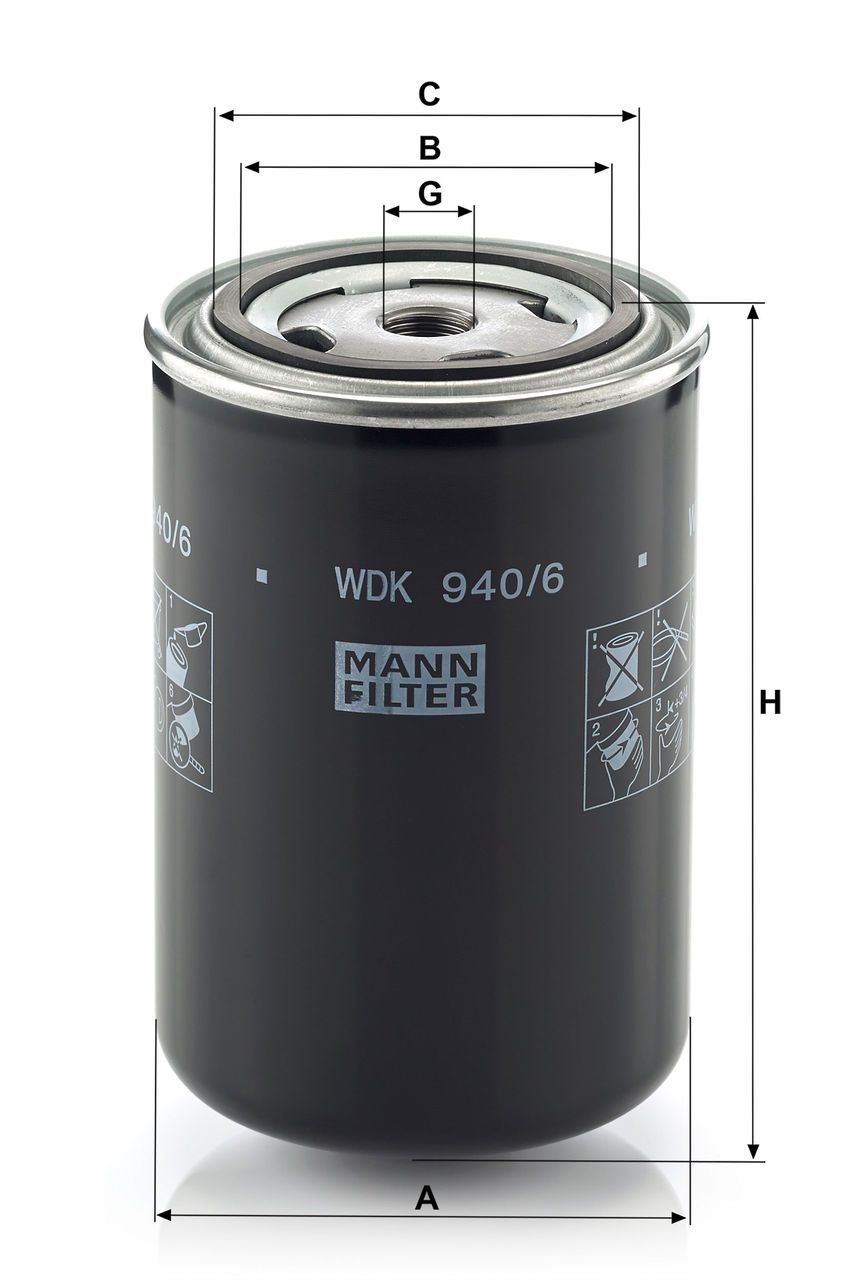 Product Image WDK940/6_MANN-FILTER