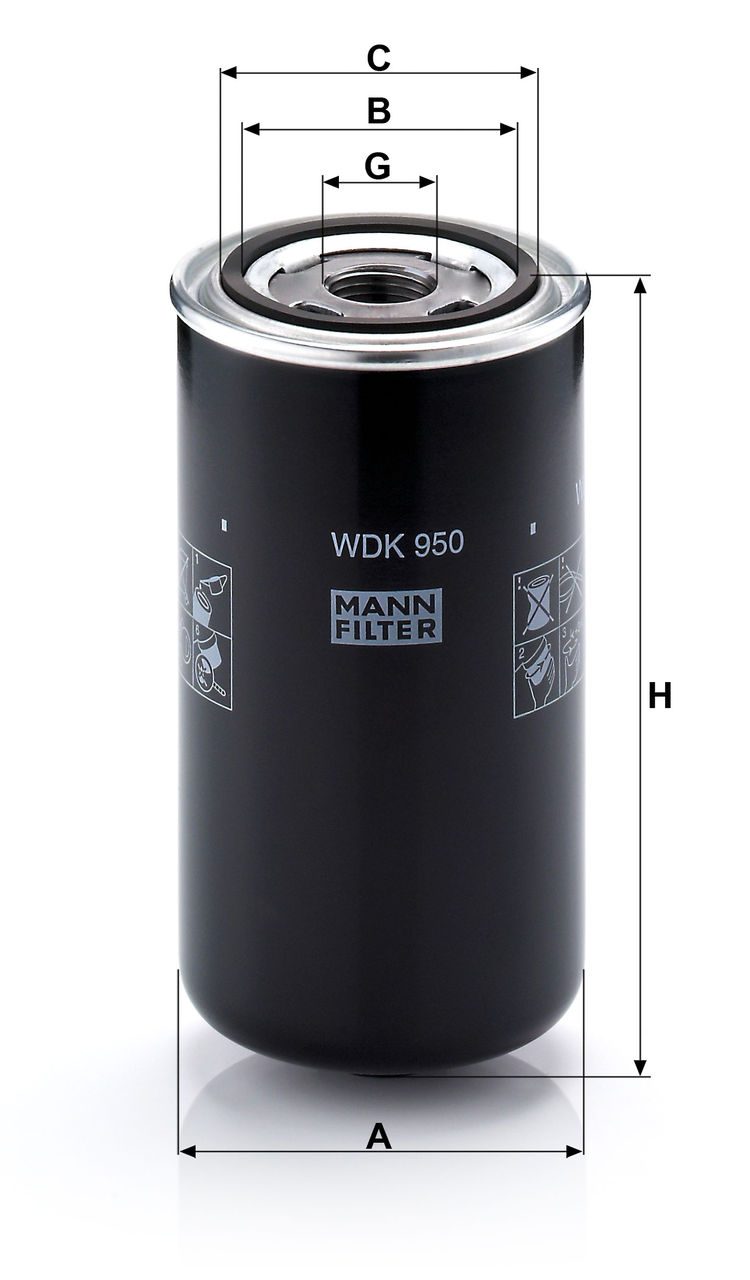 Product Image WDK950_MANN-FILTER