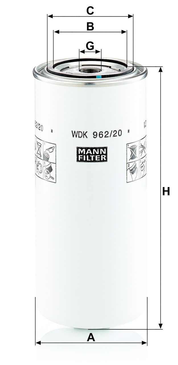Product Image WDK962/20_MANN-FILTER