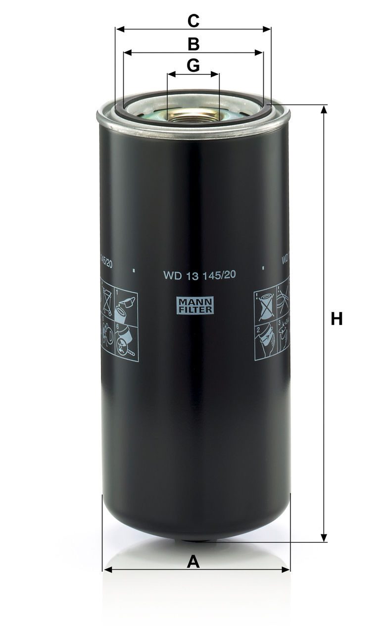 Product Image WD13145/20_MANN-FILTER