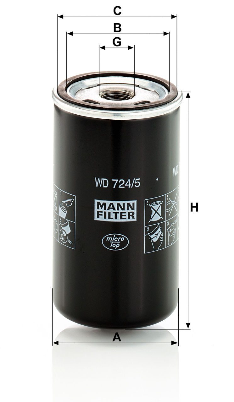 Product Image WD724/5_MANN-FILTER