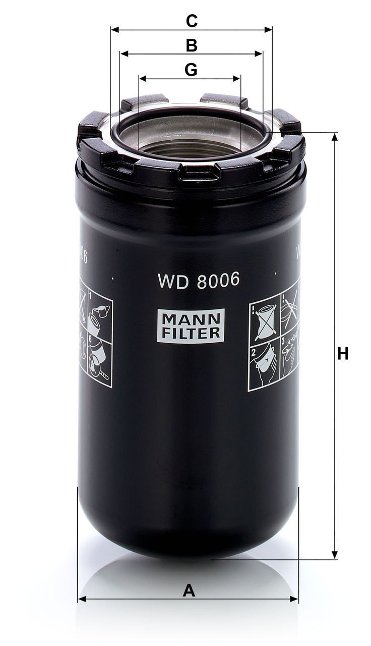 Product Image WD8006_MANN-FILTER