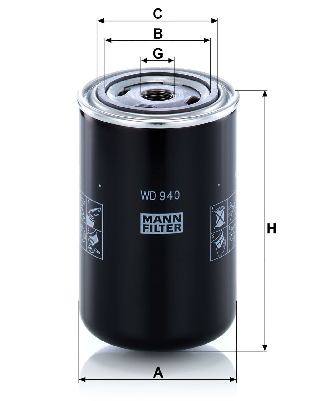 Product Image WD940_MANN-FILTER