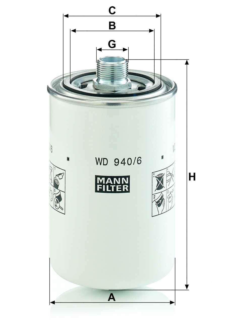 Product Image WD940/6_MANN-FILTER