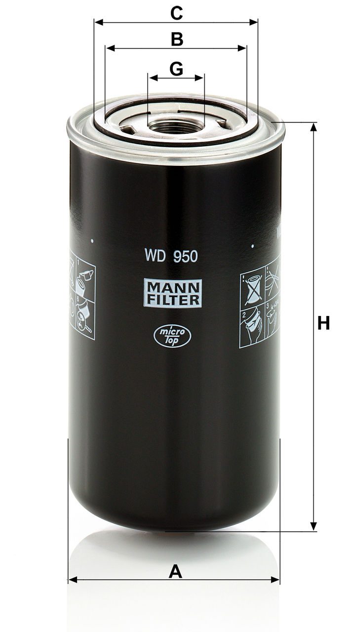Product Image WD950_MANN-FILTER