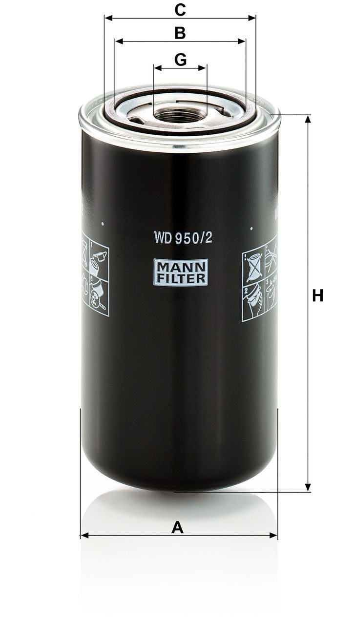 Product Image WD950/2_MANN-FILTER