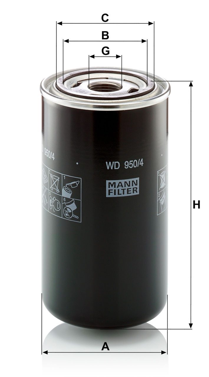 Product Image WD950/4_MANN-FILTER