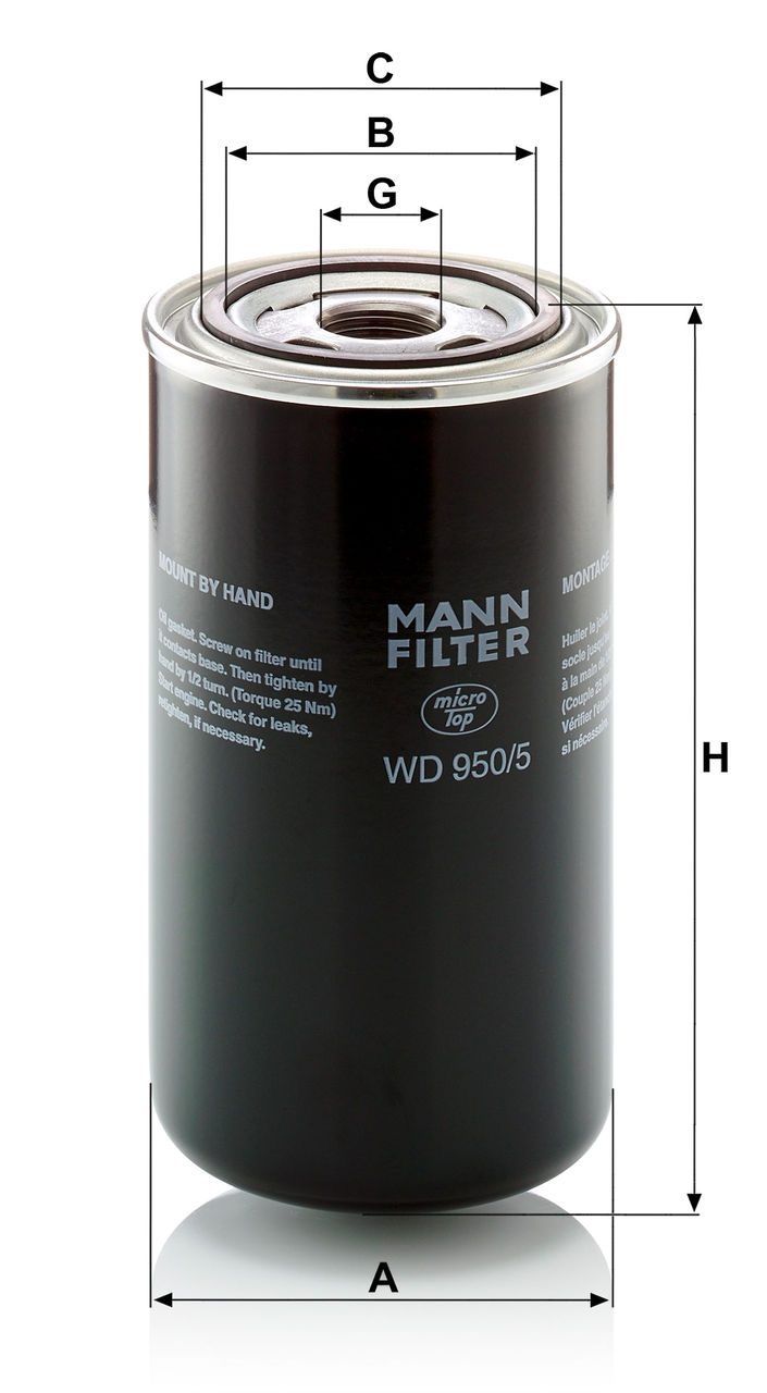 Product Image WD950/5_MANN-FILTER