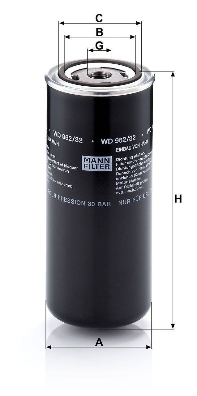 Product Image WD962/32_MANN-FILTER