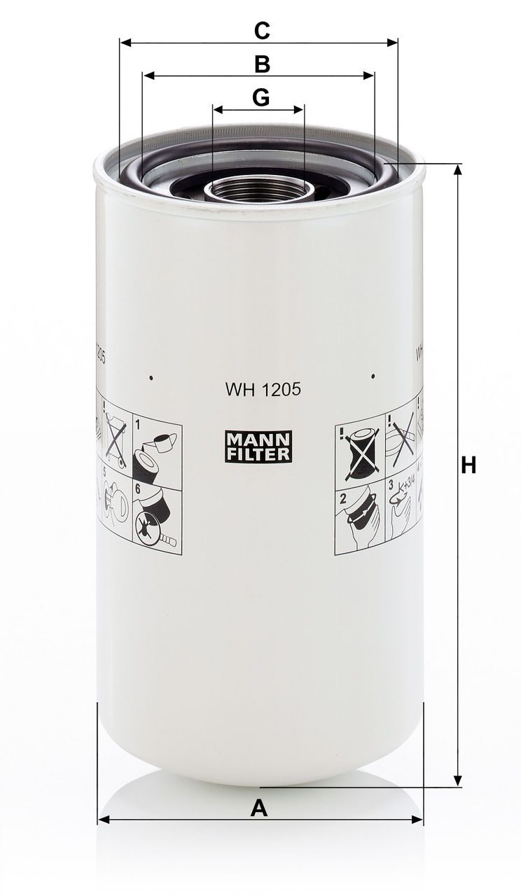 Product Image WH1205_MANN-FILTER