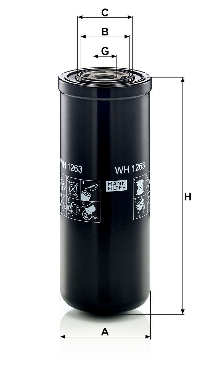 Product Image WH1263_MANN-FILTER