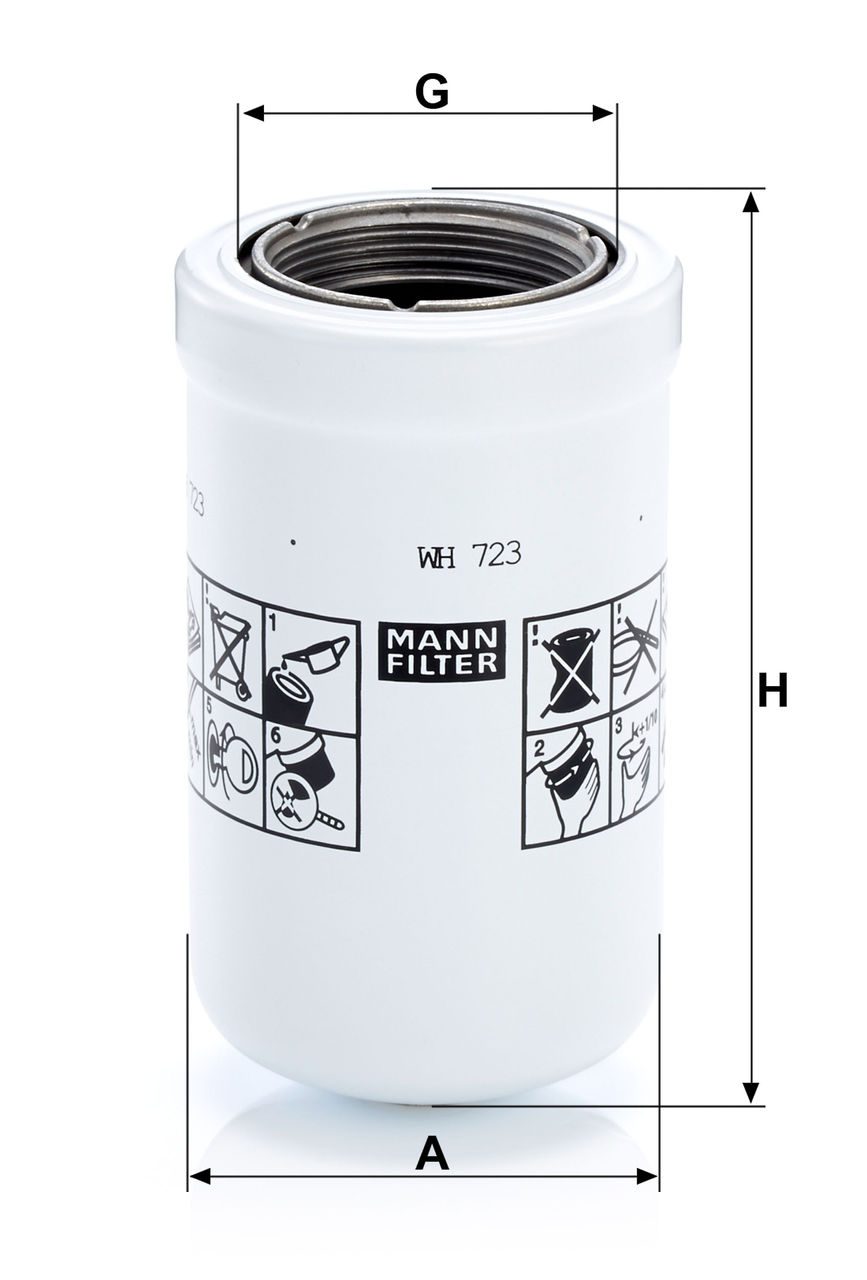 Product Image WH723_MANN-FILTER