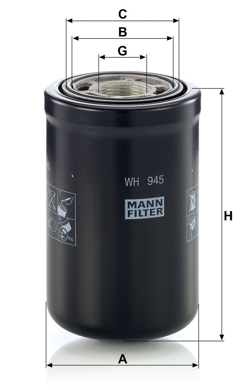 Product Image WH945_MANN-FILTER
